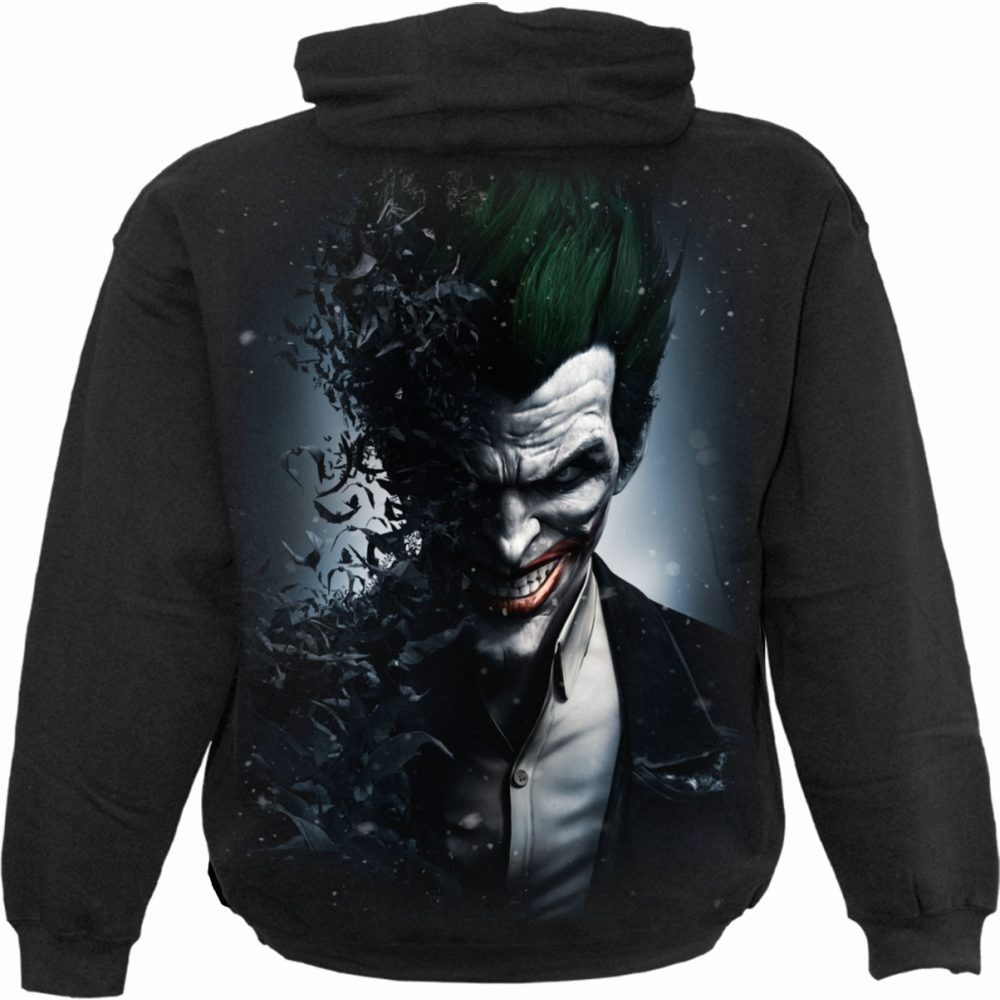 Spiral Batman - JOKER - ARKHAM ORIGINS Hoodie - Black